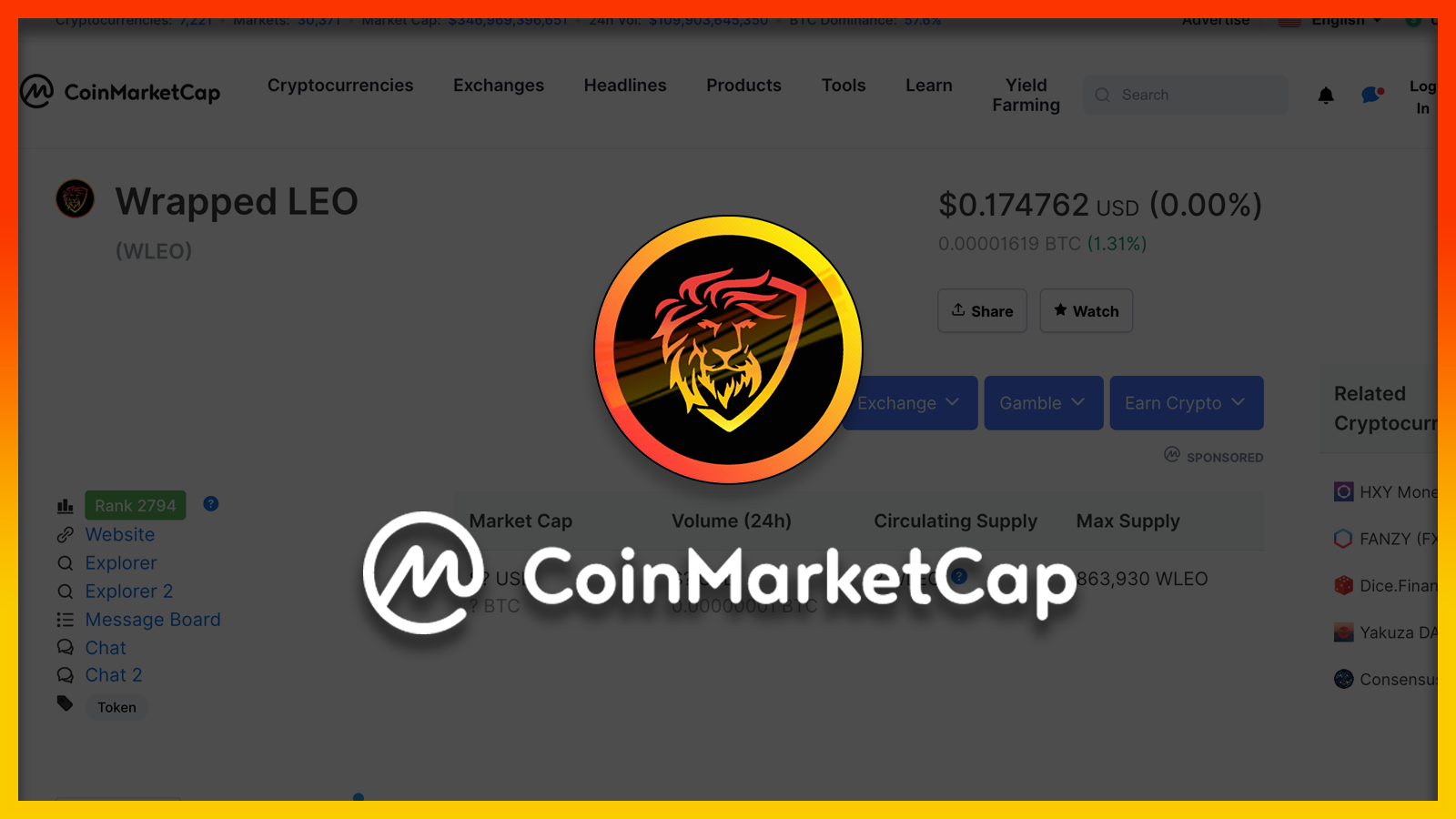 WLEO Has been Listed on CoinMarketCap  Does This Benefit LEO Stakeholders?.png